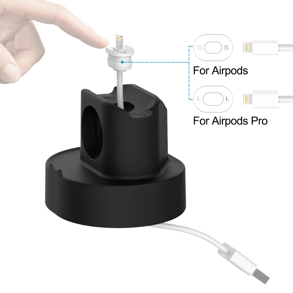 Зарядная док-станция HOCE 2 в 1 для Apple Watch Series 7 6 5 4 3 SE Airpods iPhone 13 11 Pro Max X XS 8 зарядный