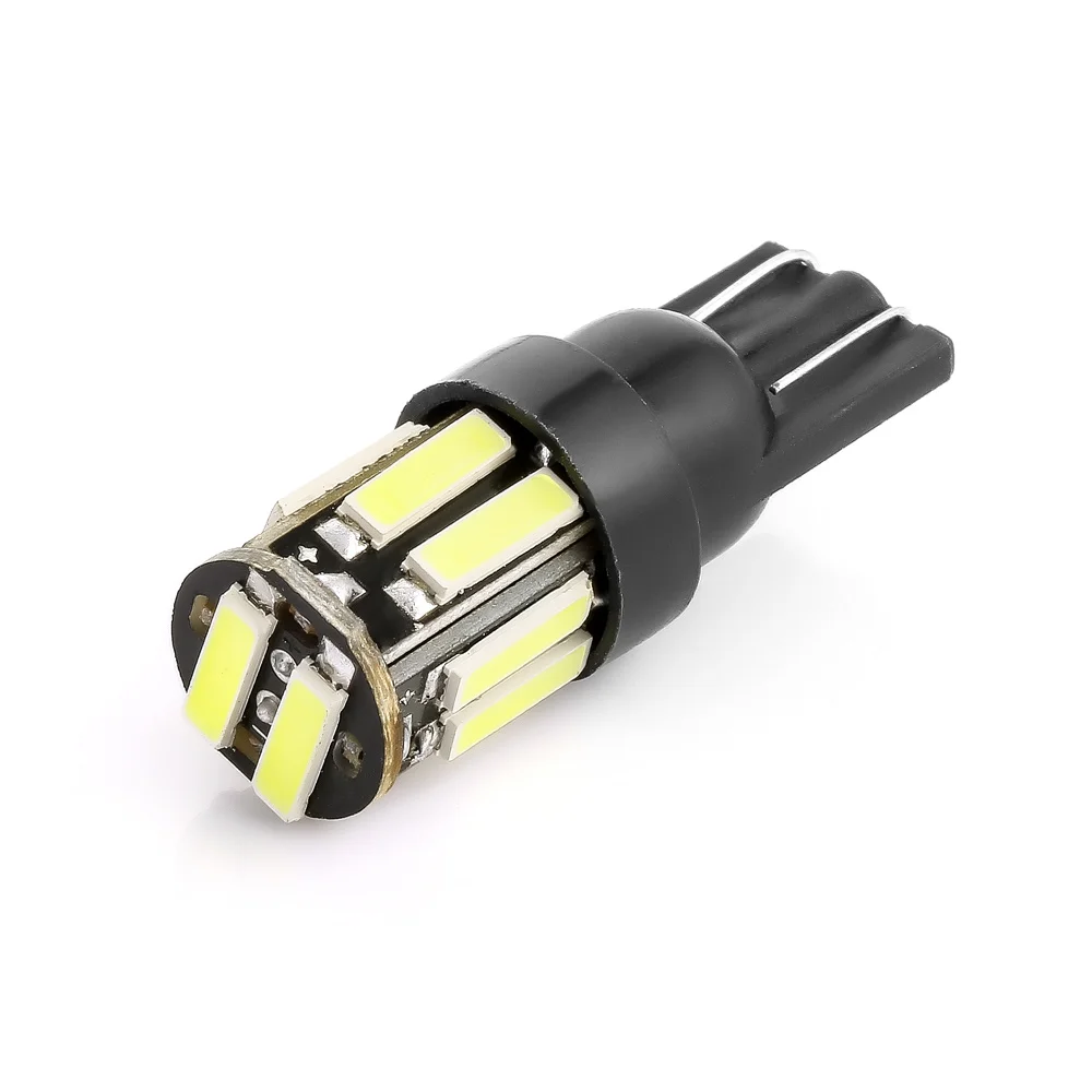 1 шт. W5W 10SMD 7020 SMD автомобильный светодиод T10 194 168 Замена клиновидного типа лампа