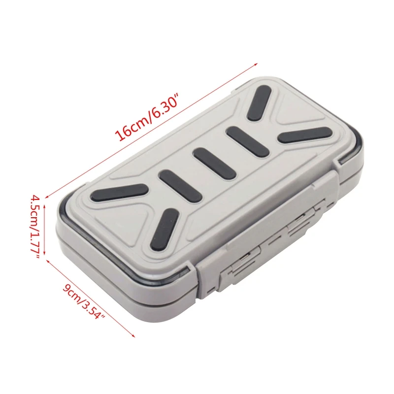 

Waterproof Fishing Tackle Box Double-Sided Bait Lure Container Fish Hooks Storage Case Cover Organizer Holder