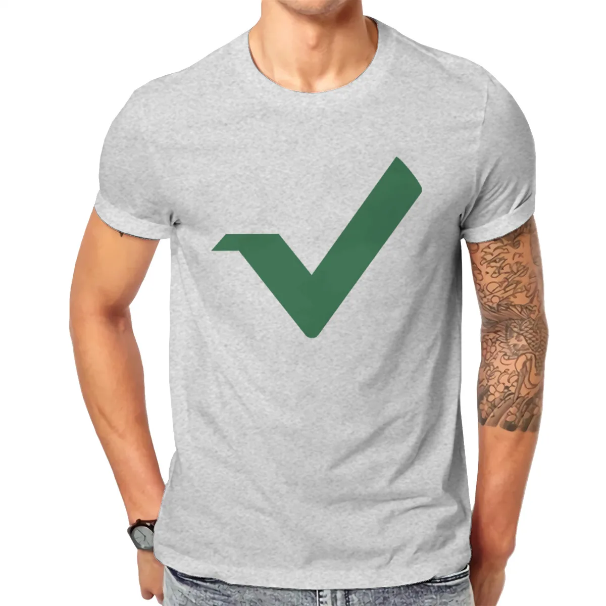 

Мужской версии Vertcoin, белая аниме верткоин Классические футболки с круглым вырезом