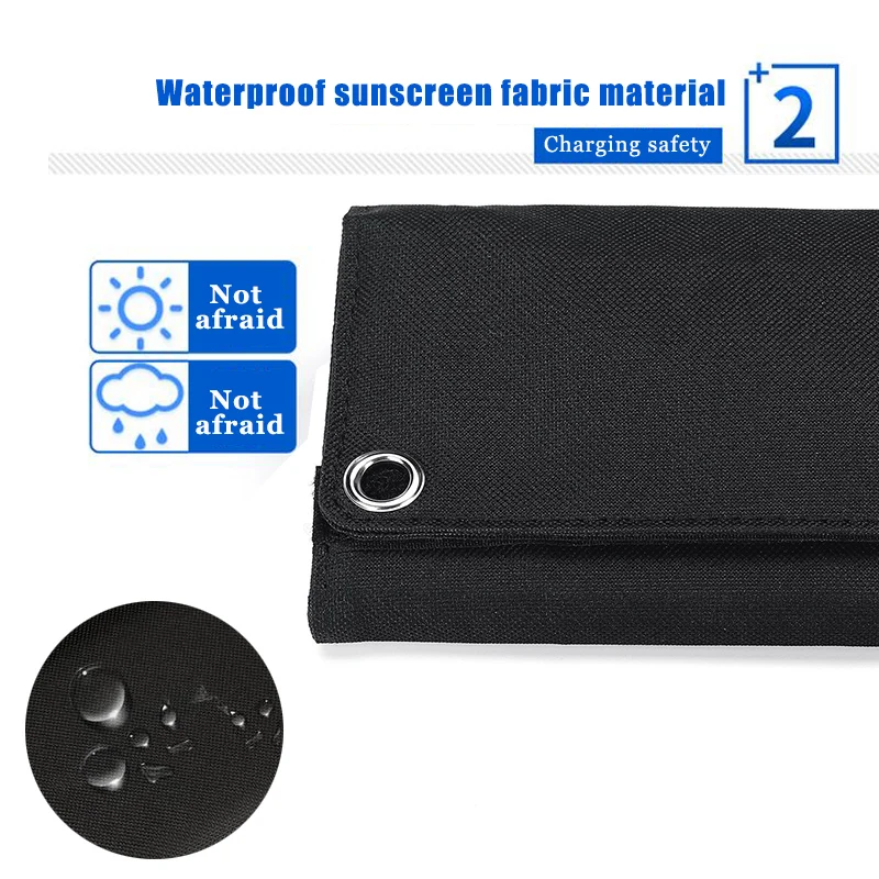 20 Вт/30 Вт складной USB Панели солнечные панели солнечных батарей Портативный