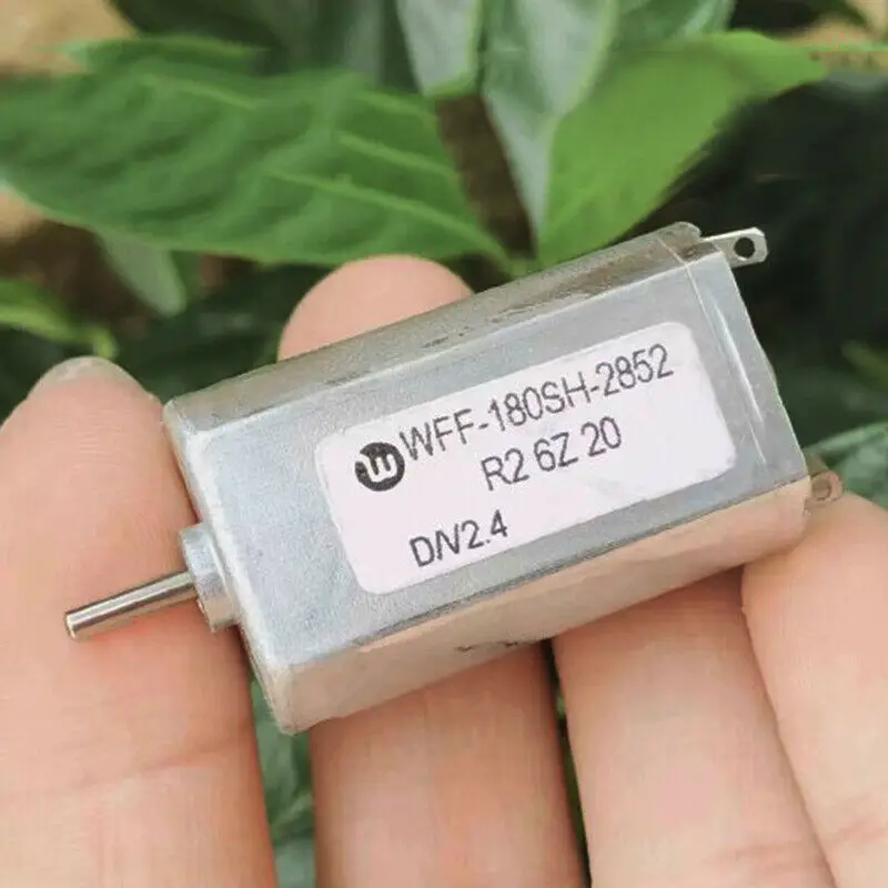 Щетка из драгоценного металла FF-180SH, постоянный ток, 2,4 В, 8300 об/мин, бесшумный двигатель, диаметр вала 2 мм для 180