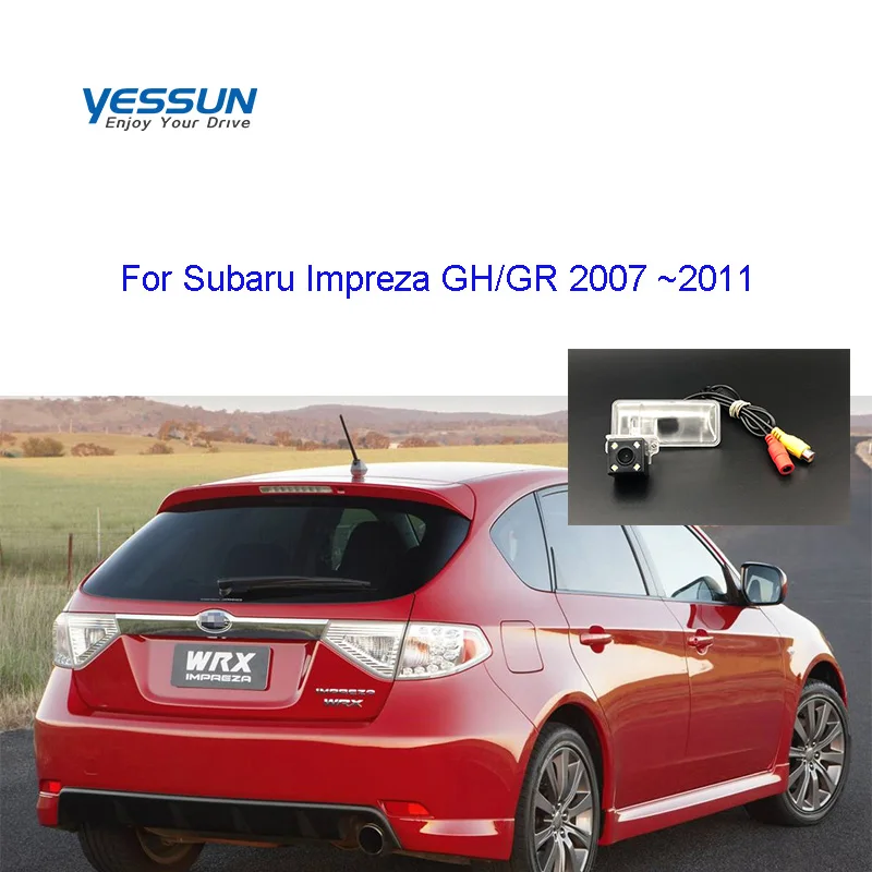 

Yessun номерной знак для Subaru, автомобильные аксессуары, брелок для автомобиля Subaru, хэтчбек GH GR 2007 2008 2009 2010 2011 динамические заднего вида camera1280 * ...