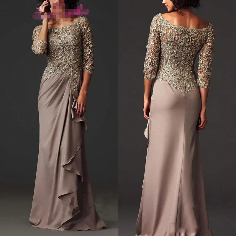 Платья для выпускного вечера 2019 кружевные прозрачные платья матери невесты