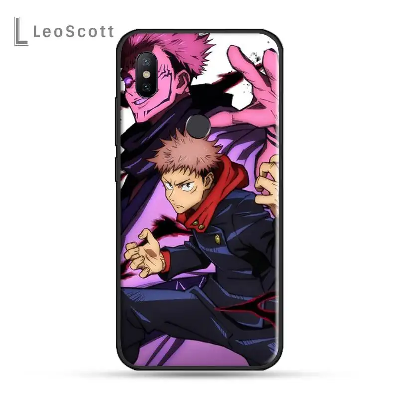 

Jujutsu Kaisen japanese anime Phone Case For Xiaomi Redmi note 7 8 9 t max3 s 10 pro lite cover funda coque shell
