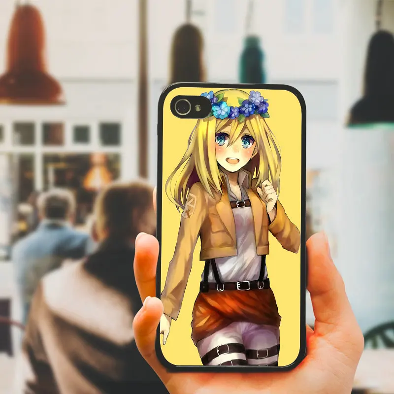 Чехол с рисунком из японского аниме атака на Титанов | Мобильные телефоны и