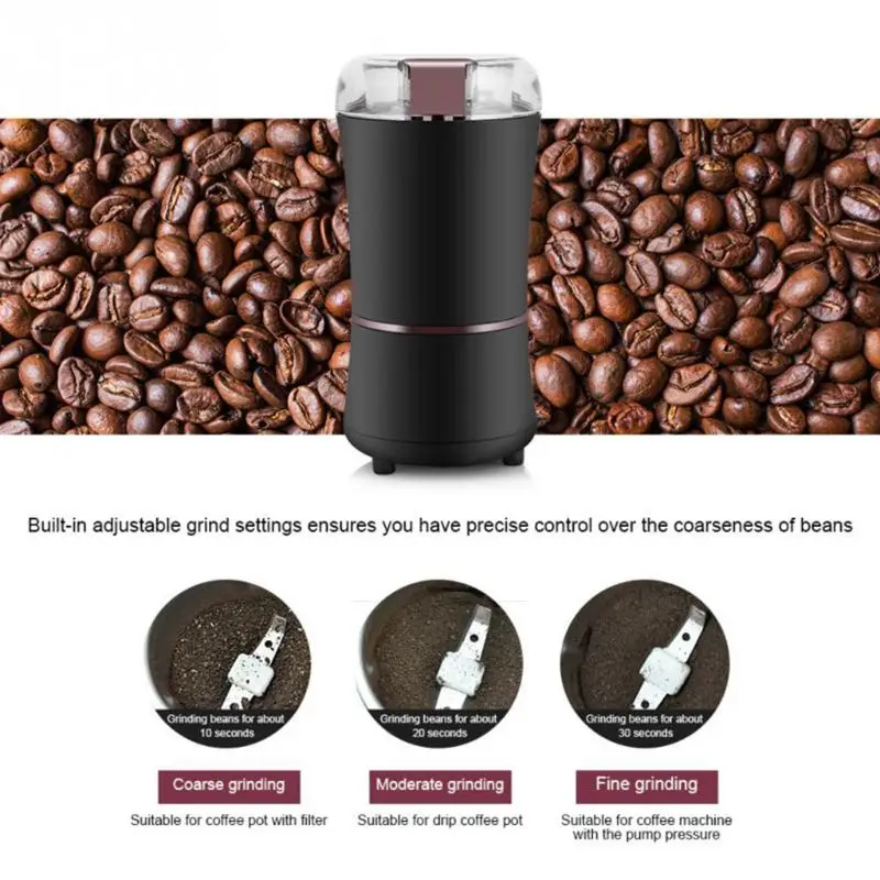 150W 220V Electric Coffee Bean Grinder Herbs Spices Nuts Grinding Mill Machine K1AD | Бытовая техника