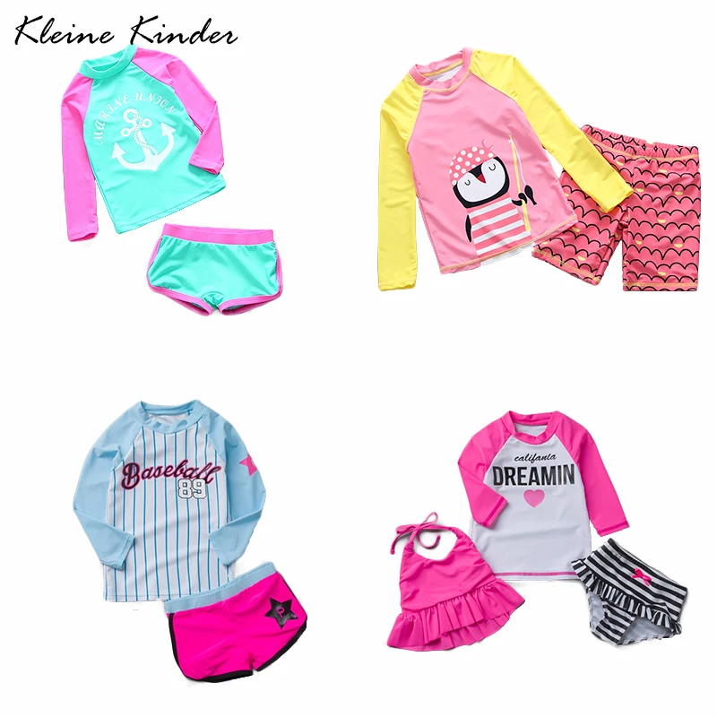 Купальный костюм для маленьких девочек купальный из двух предметов пляжная