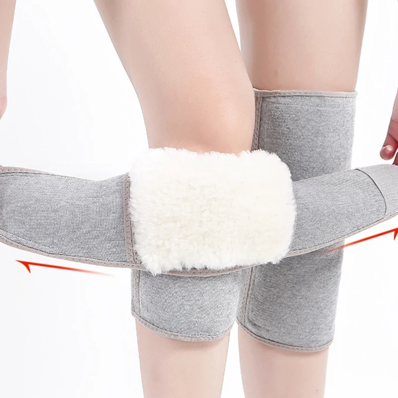 Winter Thicken Knee Support Cashmere Wool Warm Sleeve Pads Protection for Women Men | Спорт и развлечения