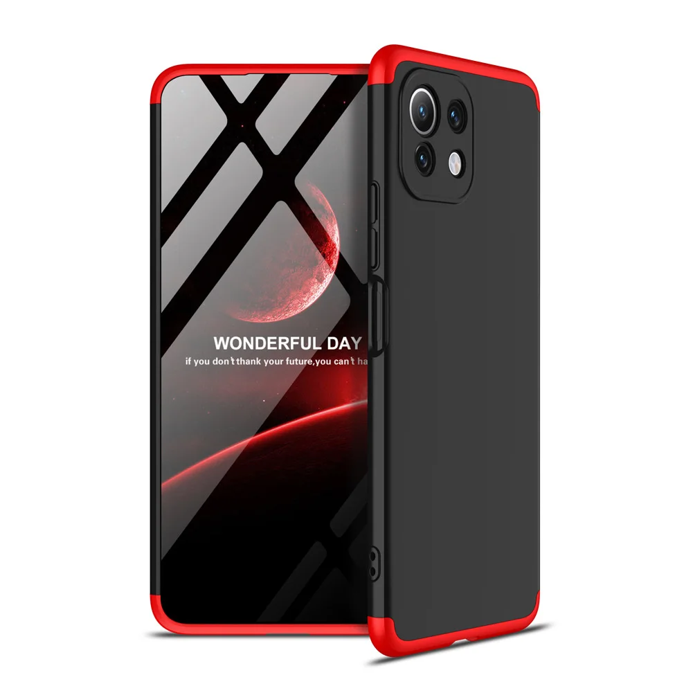 gkk is applicable to xiaomi 11lite mobile phone case creative frosted hard case red rice k40pro all inclusive fall protection free global shipping