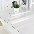 Прозрачная скатерть Booksew из ПВХ водонепроницаемая маслостойкая Скатерть толщиной 1,0 мм1,5 мм Мягкий стеклянный коврик для кухонного обеденного стола