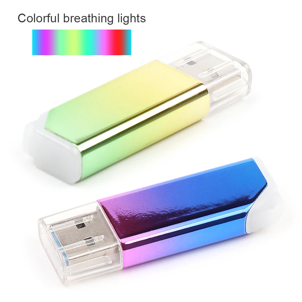 

Portable 8GB/16GB/32GB/64GB/128GB Metal Gradient USB Flash Drive USB 3.0 Flash Drive U Stick High Speed Memory Storage Pendrives