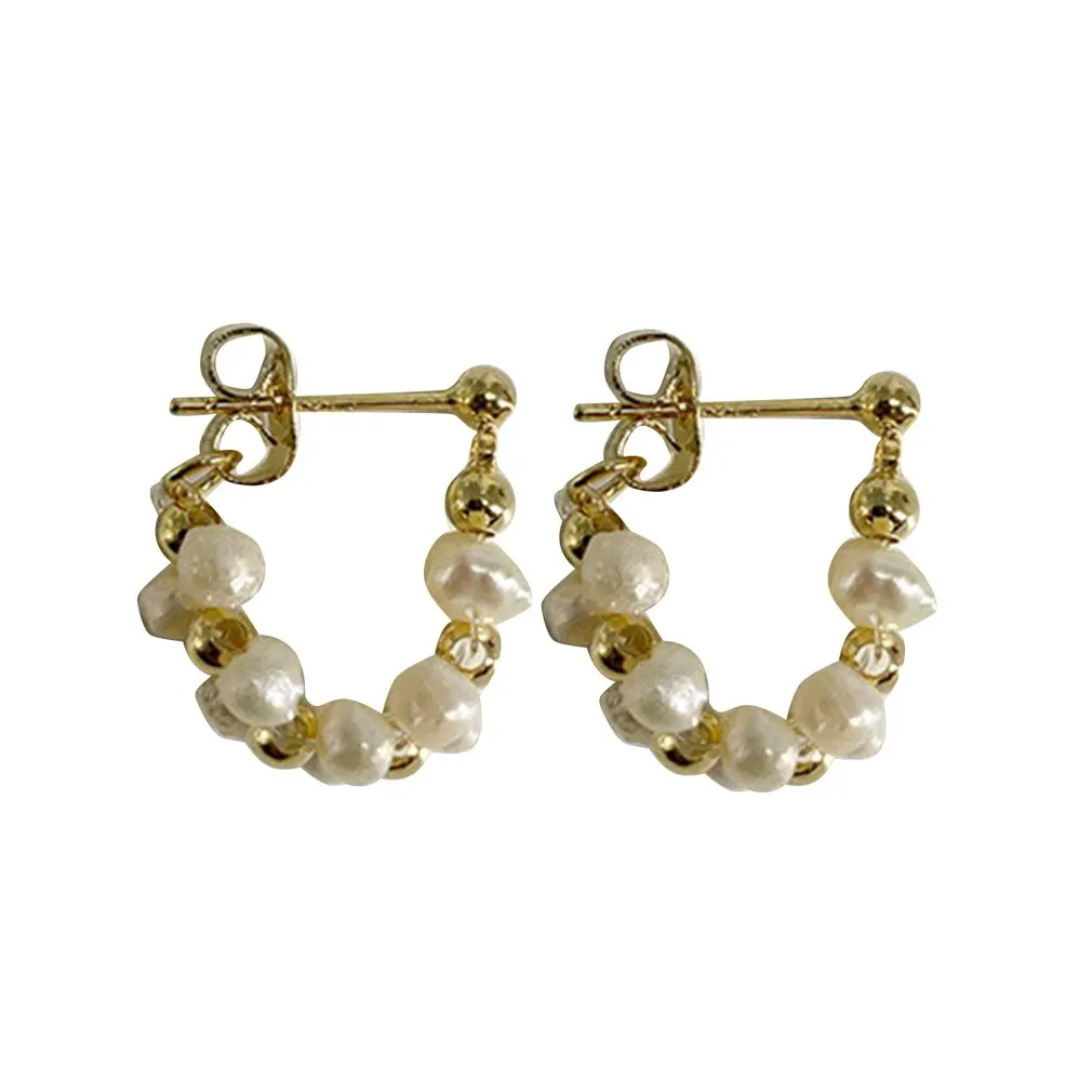 

Niche Design Temperament Wild Freshwater Pearl Ear Clip Small Exquisite Simple Earring For Women Girls