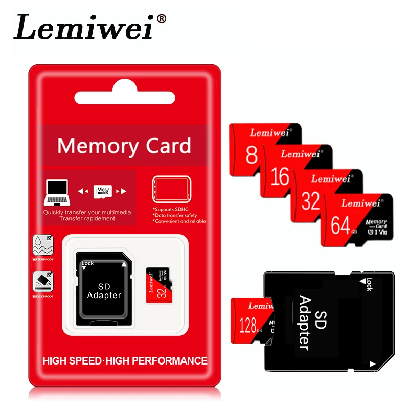 

Micro sd card 128gb 64gb Class10 memory card 32GB 16GB memory flash tf card high quality Mini SD Card for phone/tablet/camera