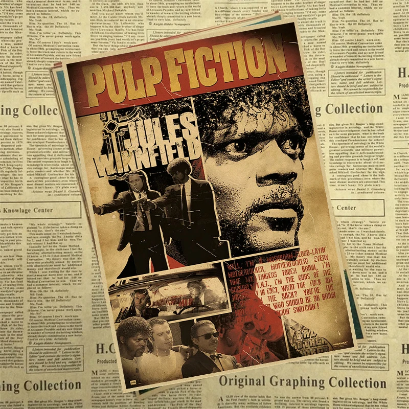 Винтажные постеры Quentin Tarantino для дома бара гостиной Декор высококачественный