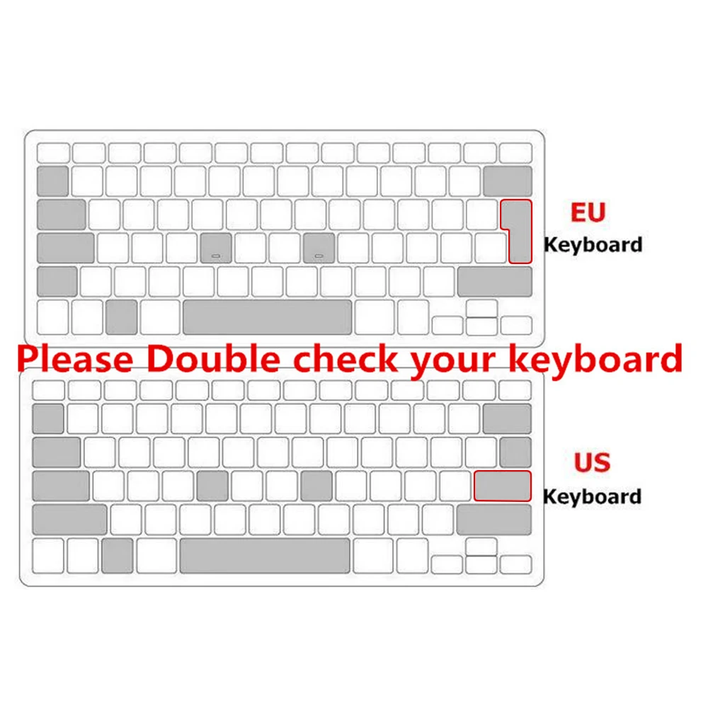 Силиконовая накладка на клавиатуру с русской раскладкой 13/15 дюймов keyboard