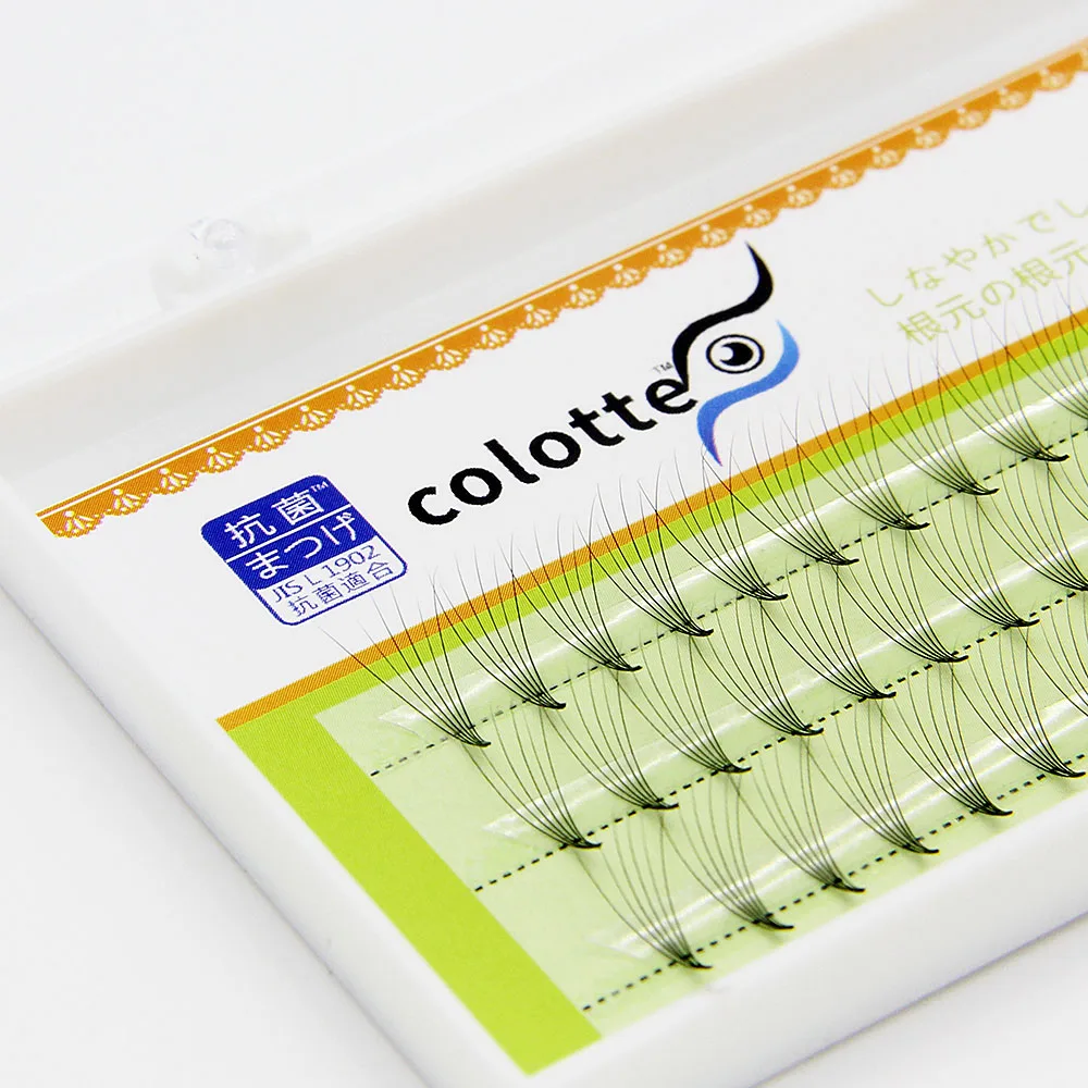 Натуральный длинный черный индивидуальное наращивание ресниц 6D