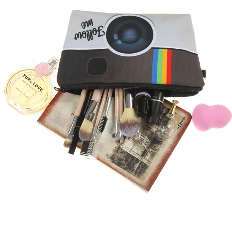 Креативные косметички с 3D рисунком камеры модные высококачественные