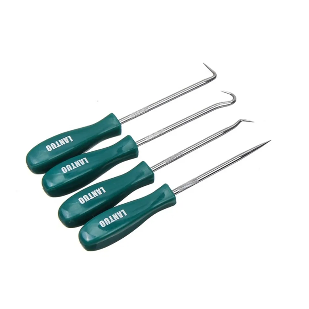 4Pcs 135mm Car Auto Vehicle Oil Seal Screwdrivers Set O-Ring Gasket Puller Remover Pick Hooks Tools | Автомобили и мотоциклы