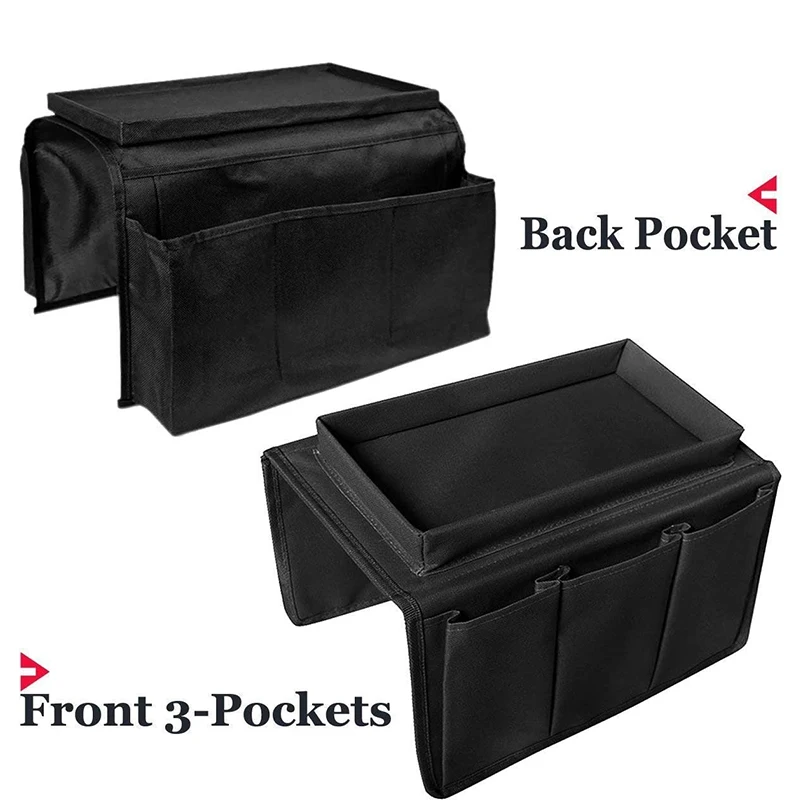 Практичный 4 кармана диван рука сумка для хранения кресло мобильных телефонов