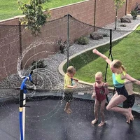 elbow pipe for kids rotating trampoline sprinkler water park summer spray nozzle fun backyard multifunctional outdoor lawn