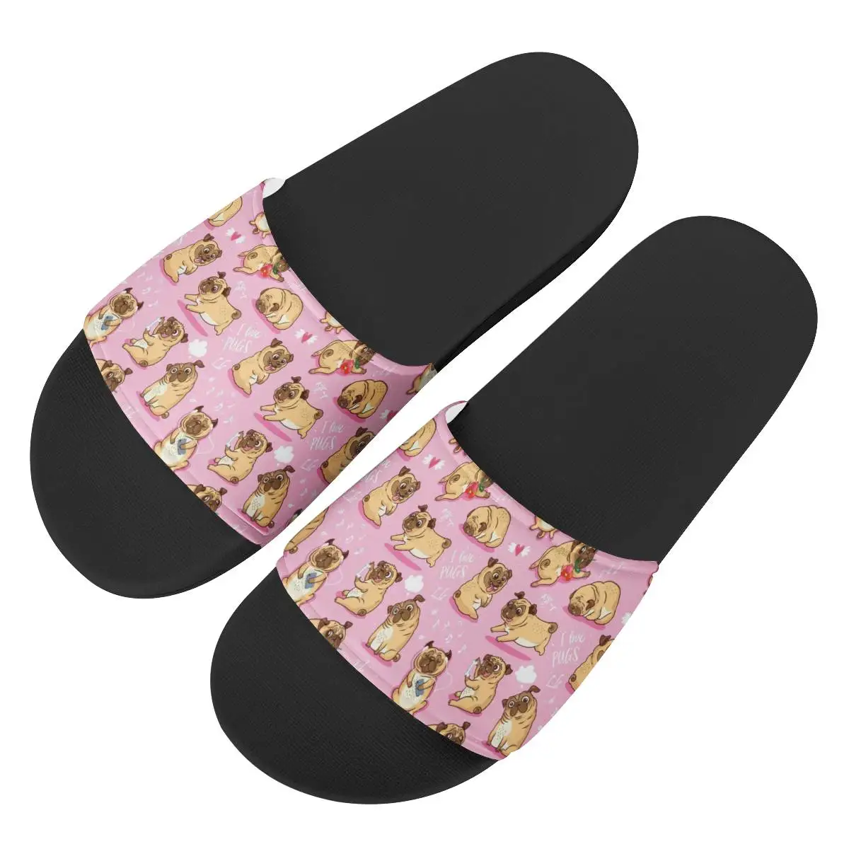 

Women Slippers Animal Dog/Cat Print Cartoon Custom Home Slippers Thick Sole Sandals Women/Men Shoes Flip Flops Indoor Flat Slide