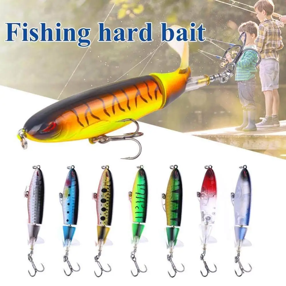 

8 шт 10 см-13,5g 14 см-37 гр катушка для ловли Topwater приманки рыболовные приманки вращающийся хвост приманки для морского окуня, щука, аспиус, черный...