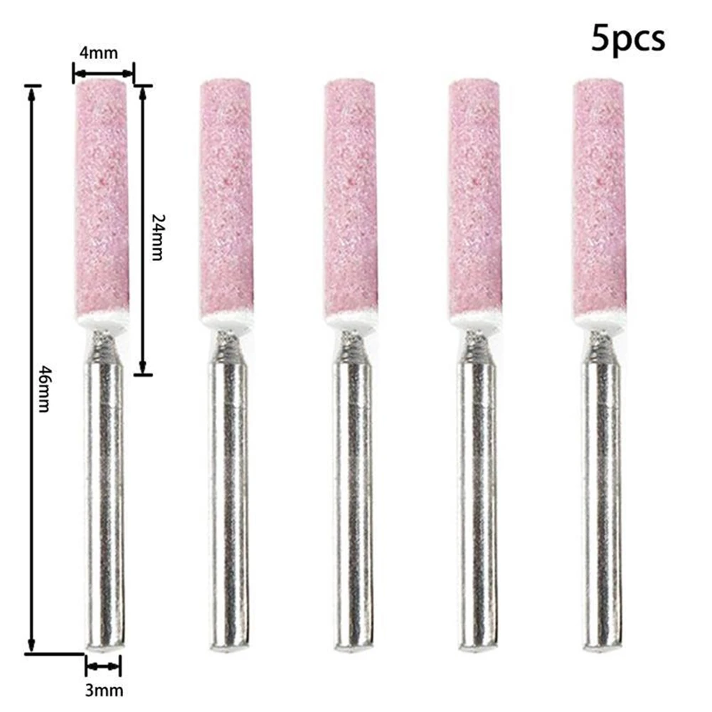 

1PC Chainsaw Sharpener Stone File Chain Saw Cylindrical Burr Sharpening Carving Grinding Tools Diamond Coated Cylindrical