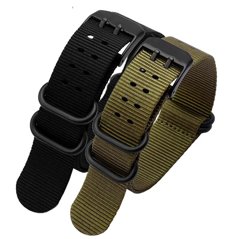 

Nylon strap is suitable for Luminox military strap 3581 8821 8831 3051 Series Black green Waterproof men's strap 22mm 23mm