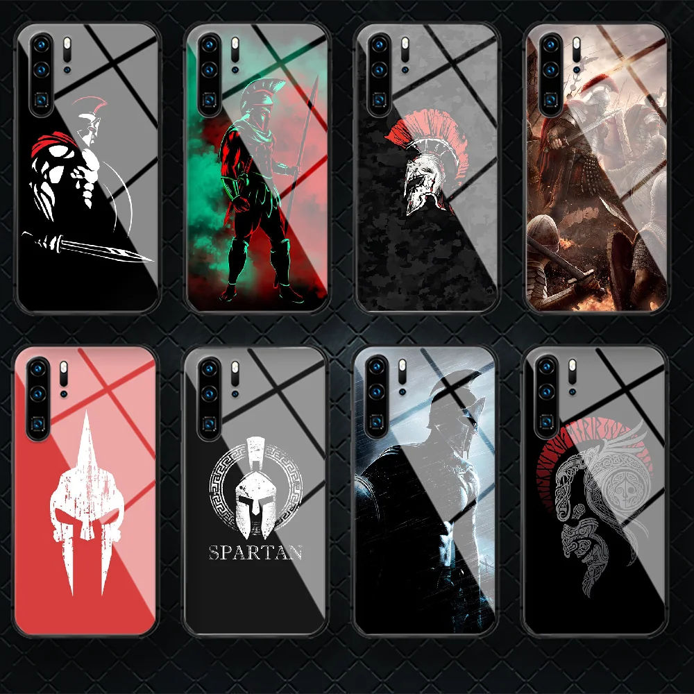 

Warrior Spartans Tempered Glass Phone Case Cover For Huawei Honor Mate P 7 8 9 10 20 30 40 A X I Pro Lite Smart 2019 Pretty