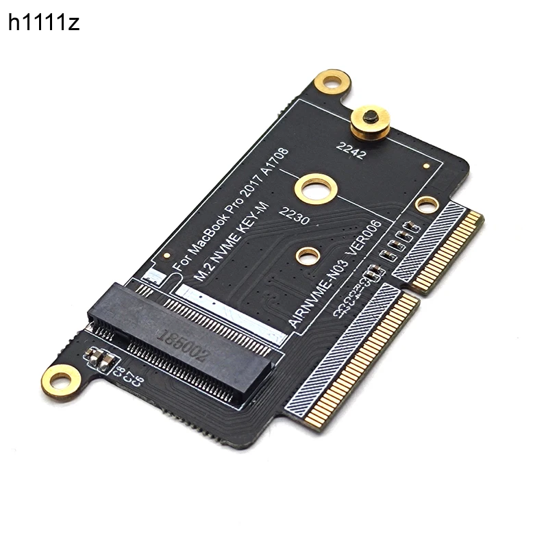 Новый адаптер SSD A1708 NVMe PCI Express PCIE к NGFF M2 карта M.2 для Apple Macbook Pro Retina 13 &quotA1708 2016