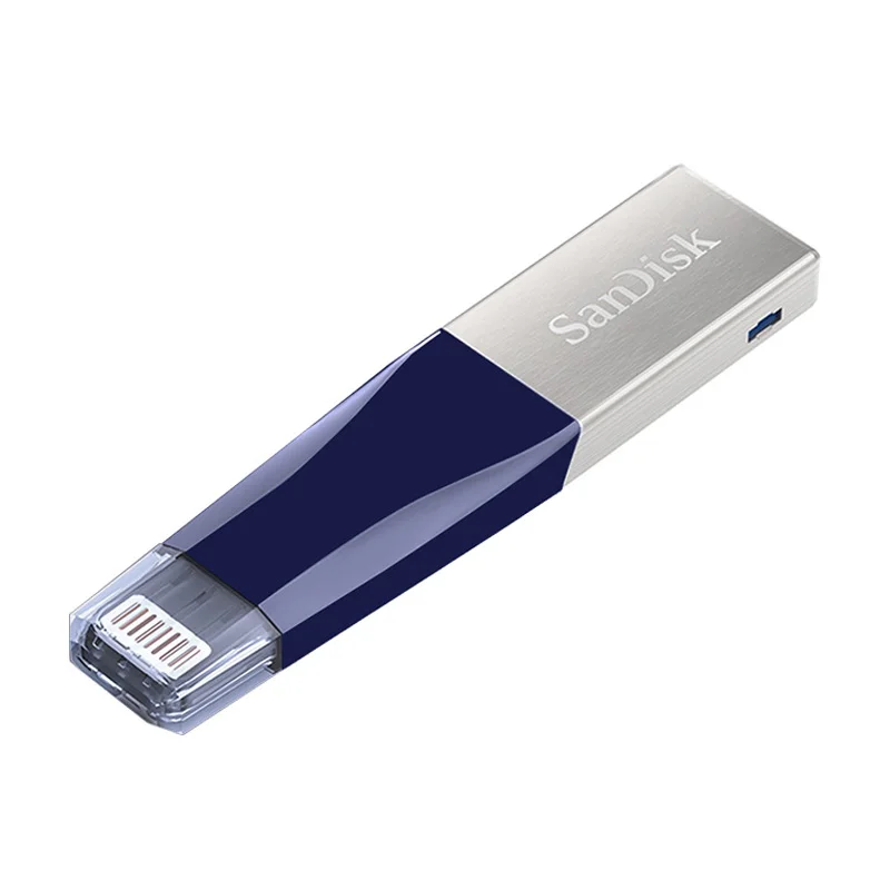 Двойной Флеш накопитель Sandisk флэш 128GB iXPAND USB 3 0 64 ГБ для перехода от разъема Lightning к