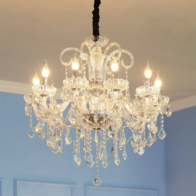 

Luxury modern crystal chandelier Home living room dining room study bedroom chandelier Hotel cafe restaurant commercial lighting