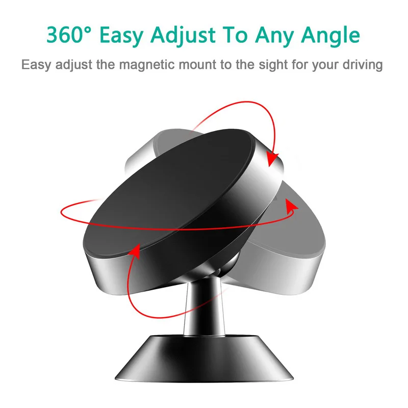 360 degree universal magnetic car mobile phone holder with ventilation holes mobile phone holder suitable accessory car holder free global shipping