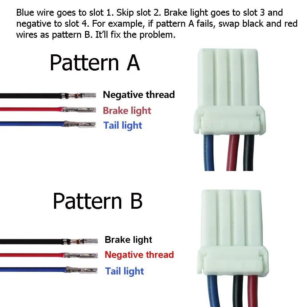 Аксессуары для мотоциклов (черный) Светодиодный светильник мотоцикла задний 12 В