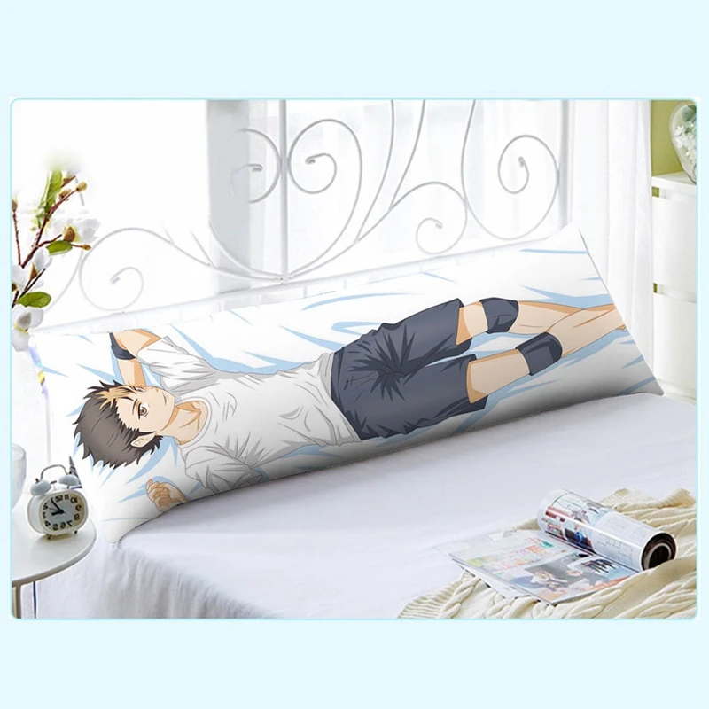 

Anime Dakimakura Body Haikyuu!! 100x34cm Pillow Case Cover Manga Hinata Shoyo Bedding Hugging Body Pillowcase