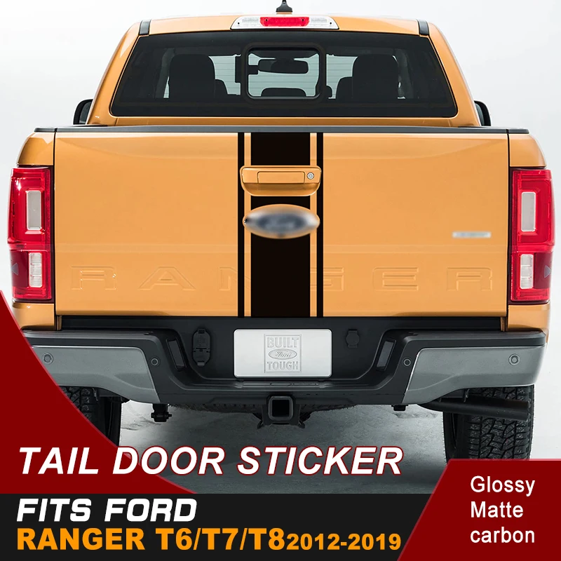 Наклейка на боковой кузов Виниловая наклейка с рисунком кровать и заднюю дверь