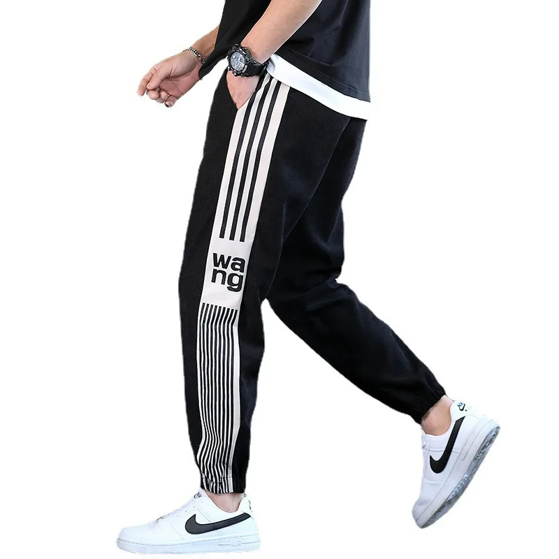 

New age season men's casual pants loose nine points feet pants thin harlan beam foot trousers trend