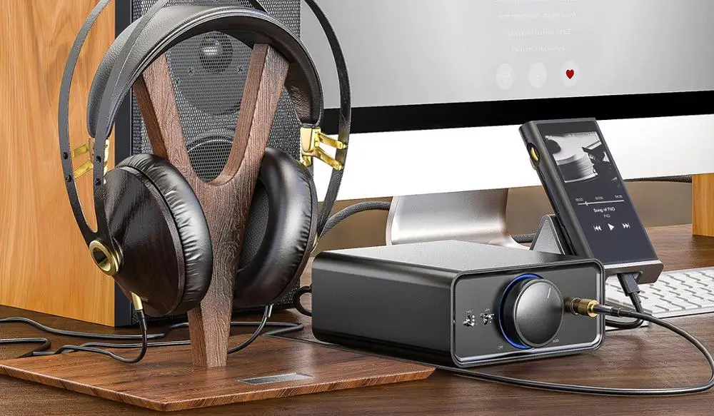 FiiO K5 Pro Deskstop DAC and Headphone Amplifier AK4493EQ 768K/32Bit DSD512 decoding Support USB/OPT/COAX/RCA Input|Усилители для