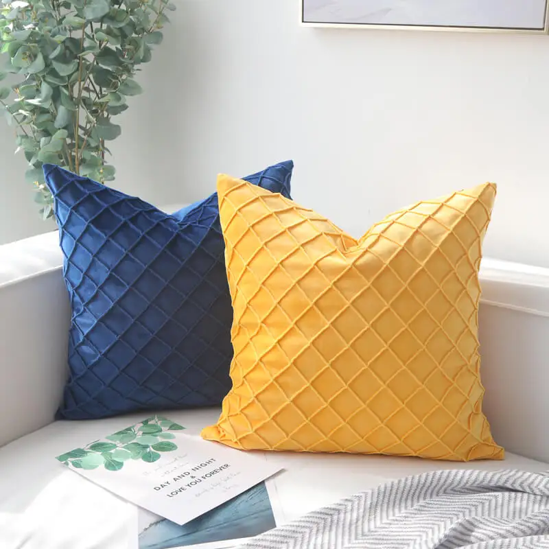 Роскошный Бархатный Чехол на подушку квадратный чехол для подушки мягкий