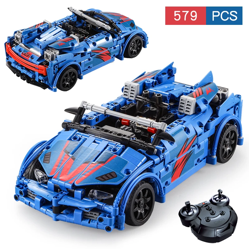 RC Technic гоночный автомобиль Формула Кирпичи Модель комплект MOC дистанционное