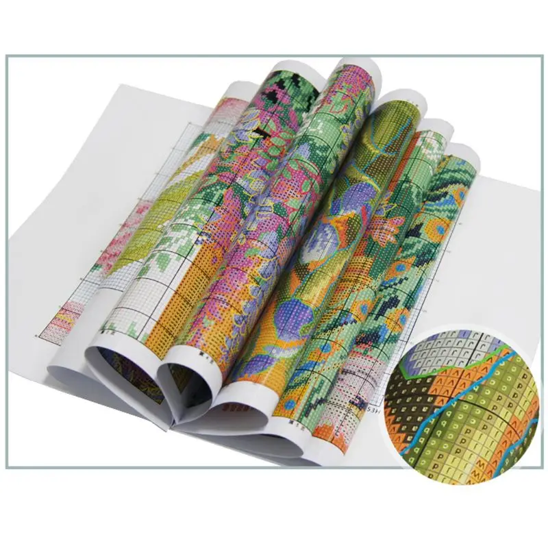 

Summer House DIY Handmade Needlework Counted 14CT Printed Cross Stitch Embroidery Kit Set Home Decoration