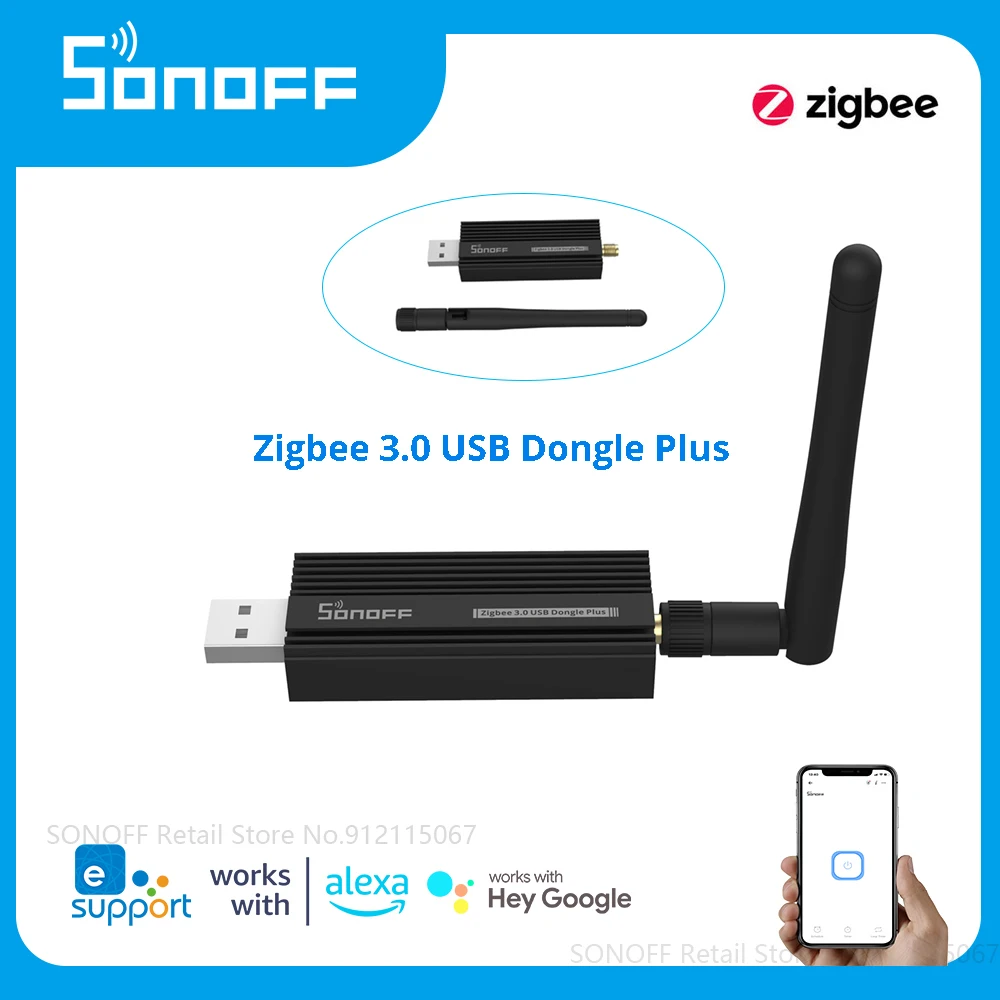 

USB-ключ SONOFF Zigbee 3,0, универсальный беспроводной анализатор шлюза ZB, USB-интерфейс захвата через ZHA Zig bee 2MQTT