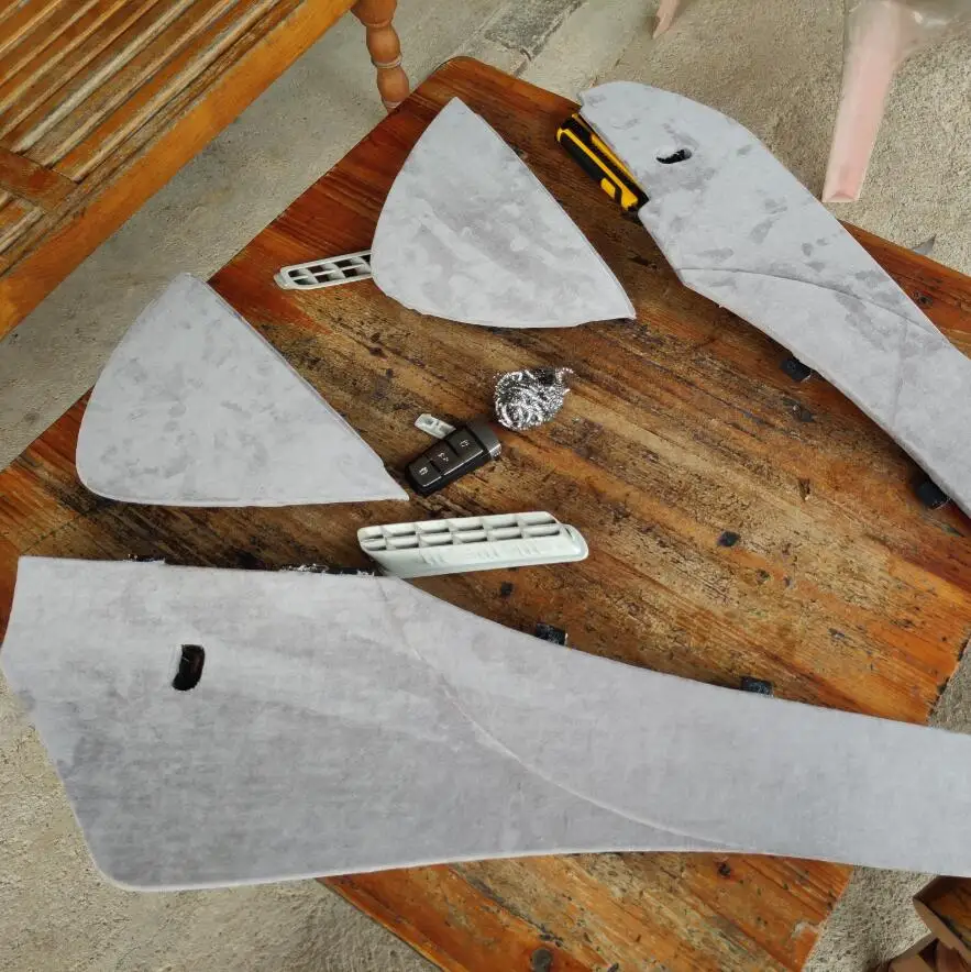 

Car roof fabric repair interior fabric shedding renovation decoration deerskin cashmere car roof AB column foreskin