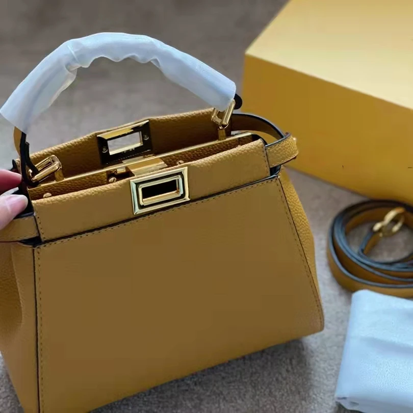 

Женская сумка-тоут, роскошная модная однотонная кожаная классическая дизайнерская дамская сумочка с замком, роскошный мессенджер на плечо