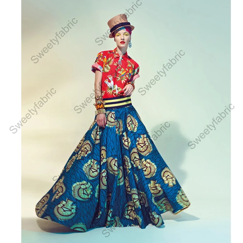 100% хлопчатобумажная ткань с Африканским принтом Голландская супер голландская