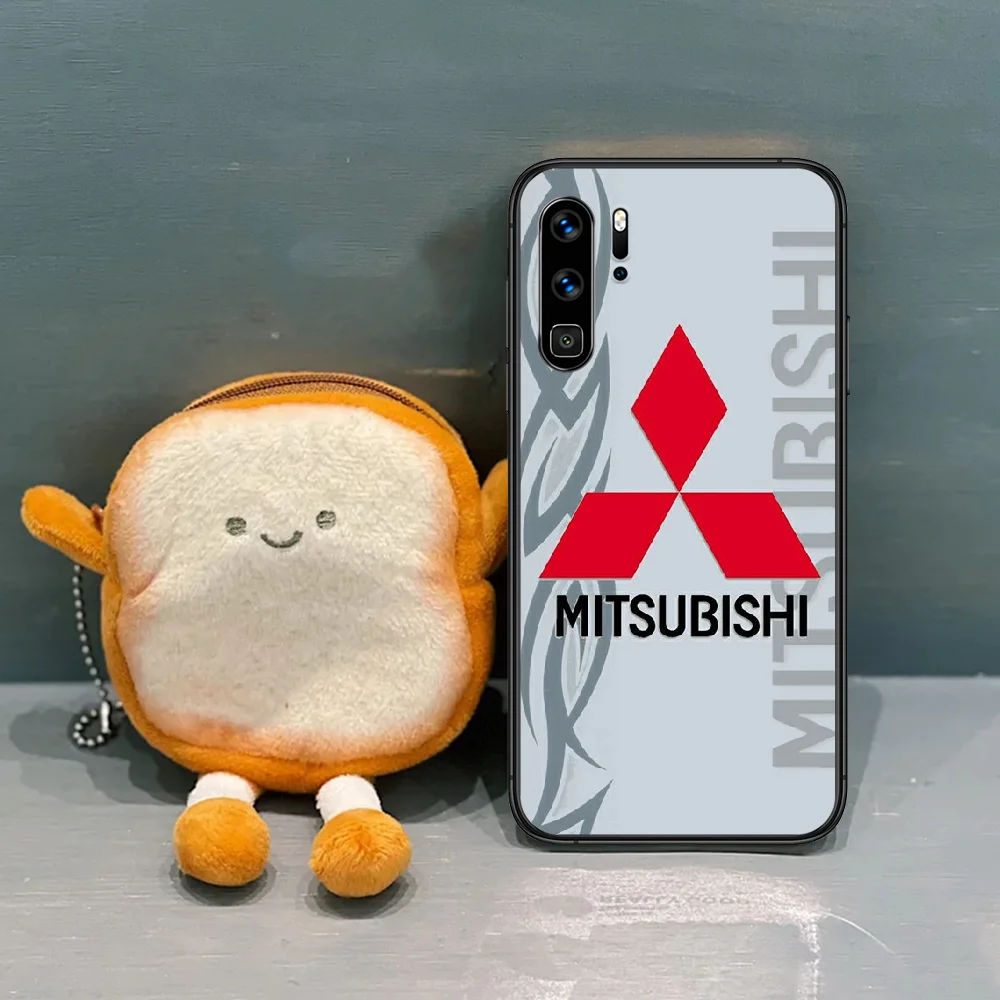 

Mitsubishis Car Phone Case For Huawei P Mate 10 20 30 40 Lite Pro smart 2019 nova 5t 8 black Coque Fashion Etui Silicone Cell