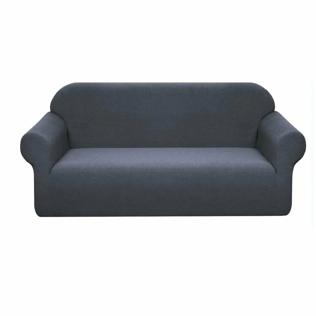 

Solid Color Sofa Cover Stretch Furniture Covers Elastic Sofa Protector Living Room Couch Corner Sofa Slipcover 2 Seater