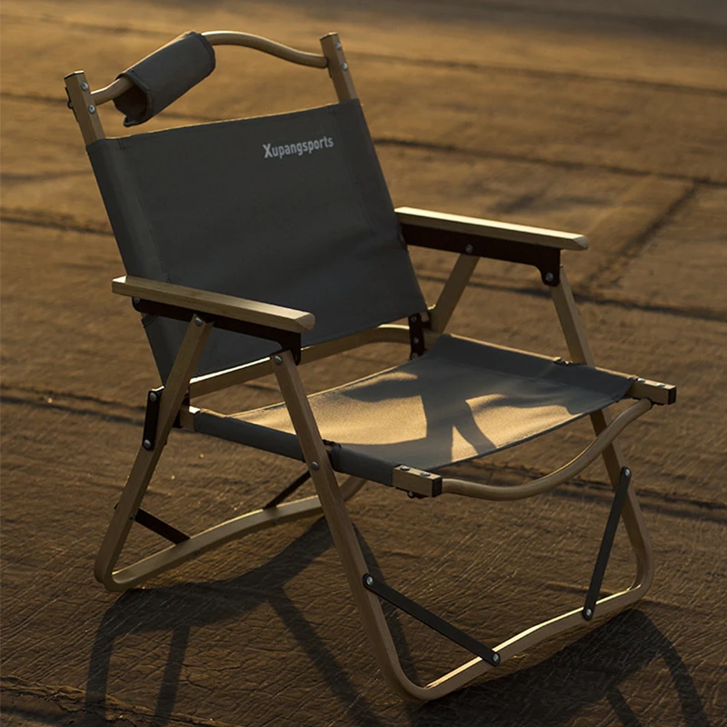 Уличный складной стул портативный ультралегкий из алюминиевого сплава для