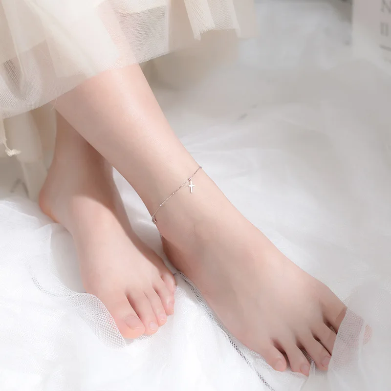 Trustdavis Стерлинговое Серебро 925 пробы модный шарм крест браслеты ювелирные изделия